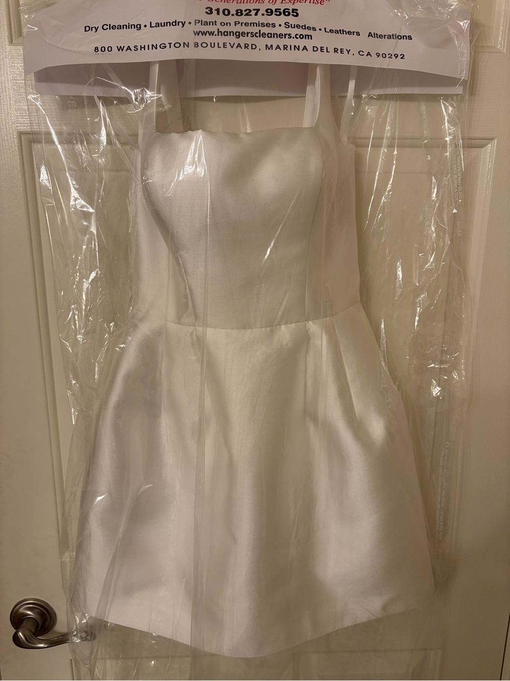 UNTAMED PETALS BY AMANDA JUDGE White Mona Mini Dress - Picture 4 of 4